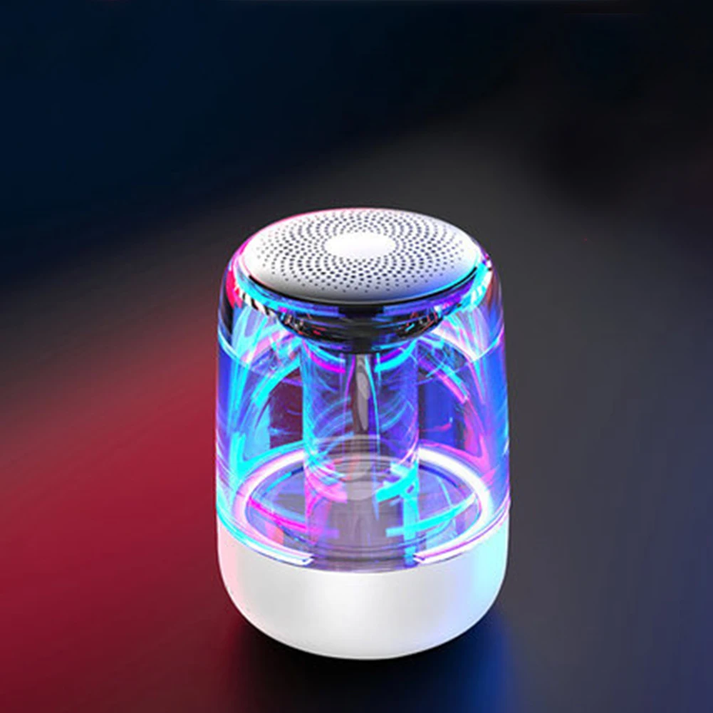 2019 Newest wireless bluetooth speaker Colorful light Portable Music Sound Box Handsfree Bass Subwoofer mini speaker bluetooth
