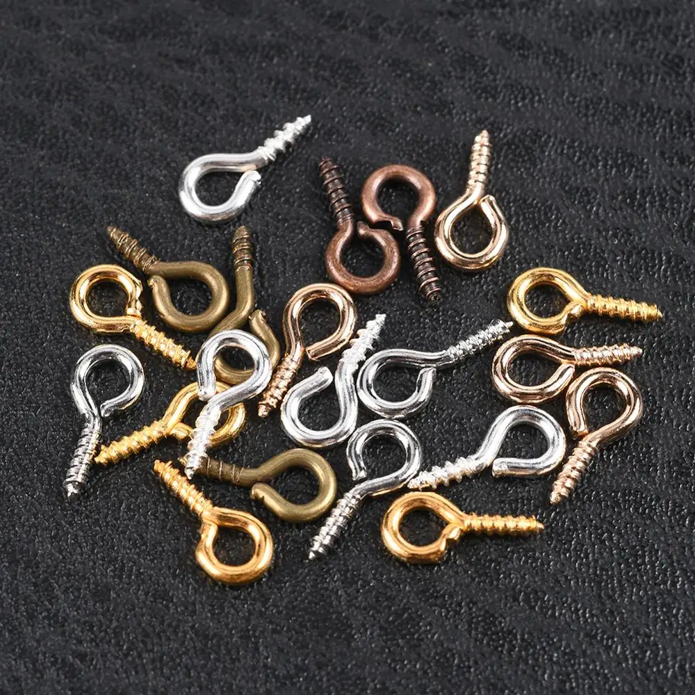 Eye Pins Jewelry Making 200pcs Hooks Eyelets Clasps Findings 100