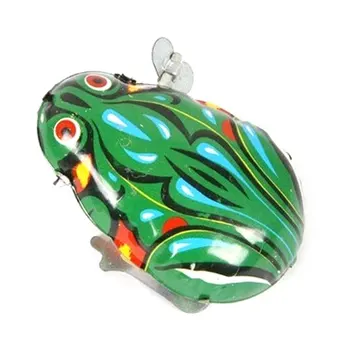 

New Children Toy Baby Retro Vintage Iron Sheet Wind Up Toy Clockwork Mechanical Collectible Kids Fun Playing Toys