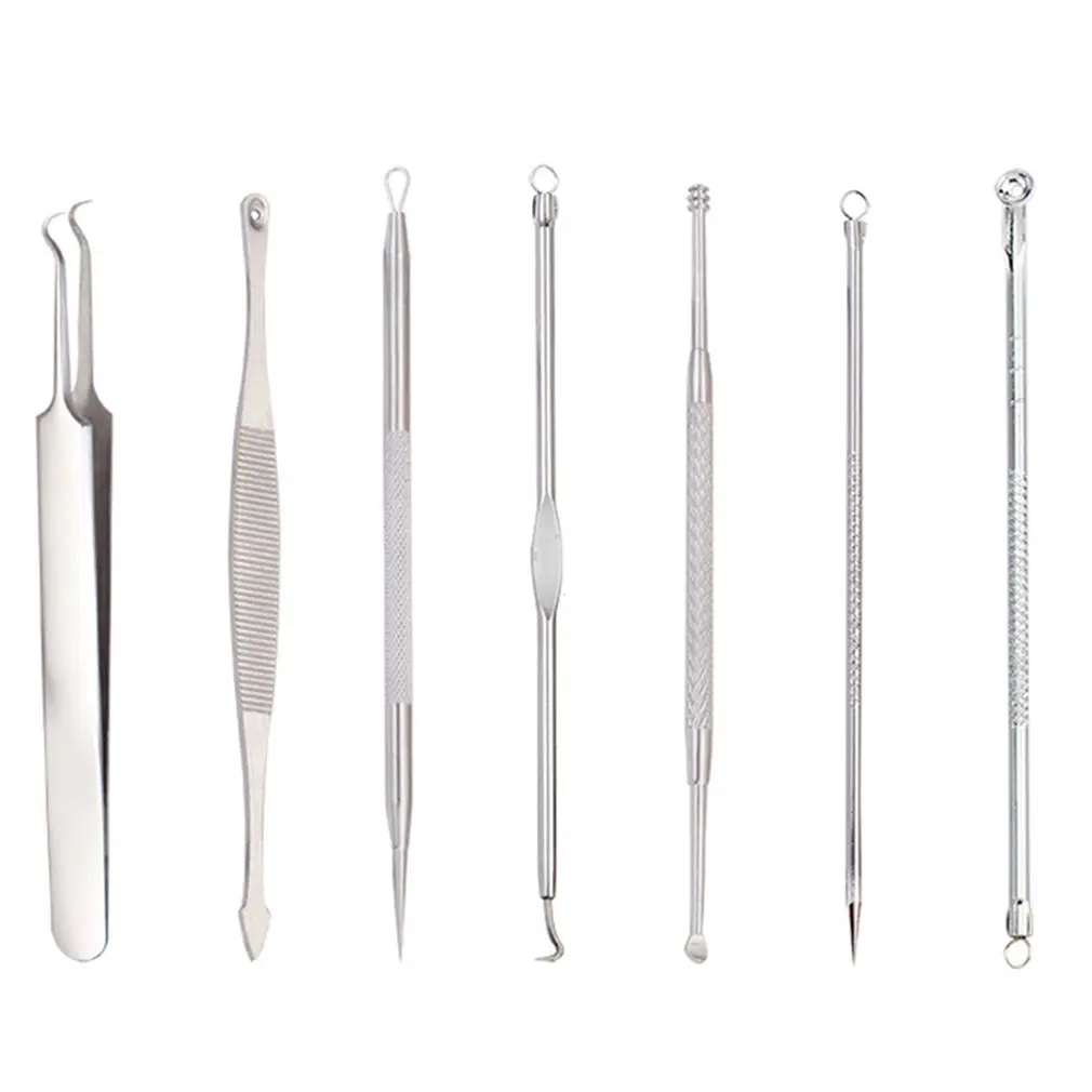 Игла для акне 5 шт. костюм инструмент удаления угрей игла прыщей игл