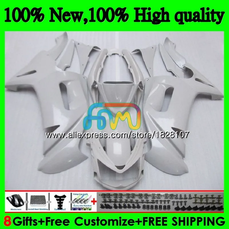 Корпус для KAWASAKI 650R ER6 F 650 R ER 6 F ER6F 06 650R-ER6F 6BS. 17 ER-6F ER 6F 06 ювелирные изделия из жемчуга белого 07 08 2006 2007 2008 комплект обтекателей