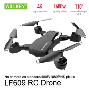 

Willkey LF609 RC Drone 4K with HD Camera WIFI 1080P Follow Me Quadcopter FPV Professional Drone Long Battery Life Toy Gift