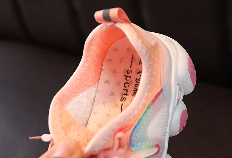 Size 21-30 Children Damping Casual Sneakers Boys Wear-resistant Sneakers Girls Lightweight Shoes Baby Shoes with Breathable girl princess shoes