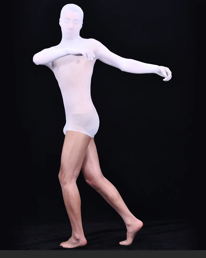 Ecoosexy Unisex 80d Seamless Five Fingers Long Sleeve Bodysuit Half Coat Zentai One Piece Tights Diy Any Cut Bodystocking Catsuit Leotard -Zentai shop online Hb0ef8f2d3b3e45cba38479a20849c73e3.jpg