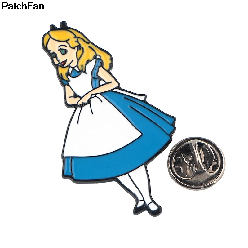 A2609 Patchfan модные популярные забавные очаровательные милые Мультяшные булавки для детей, мужчин, женщин, броши, аксессуары для одежды, ювелирные изделия, значки