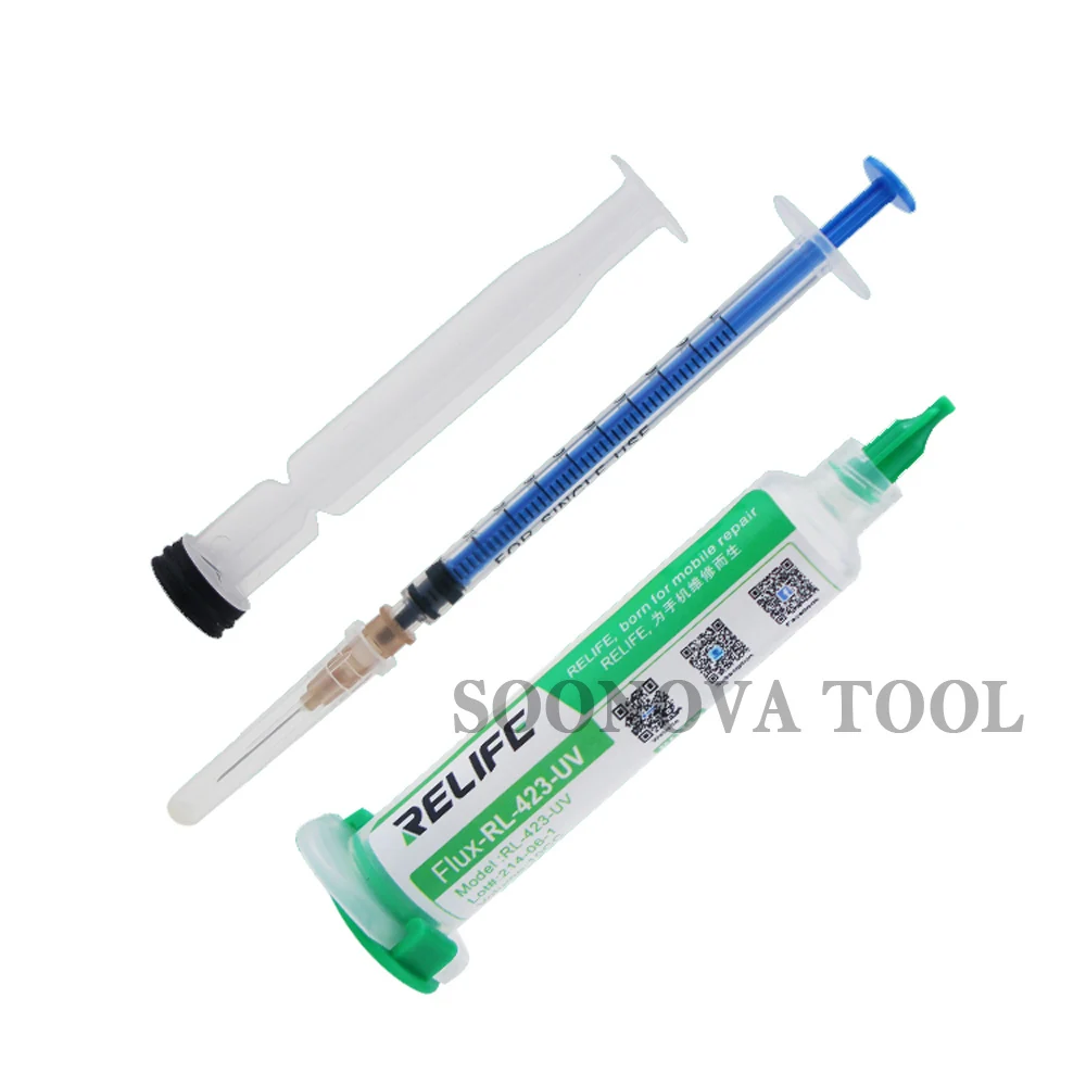 RL-423-UV бессвинцовый не-чистый флюс ремонт телефона специальный пастообразный припой паяльная паста для BGA Reball Чип сварки