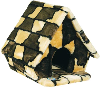 

ZOONIK Hut House for small dogs Zoonik colored fur 48 x 48 x 45 cm