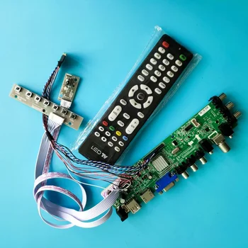 

Kit For LTN140AT07-H01/LTN140AT07-L01 40pin DVB-T DVB-T2 board digital HDMI AV Signal controller 1366X768 LED USB VGA TV remote