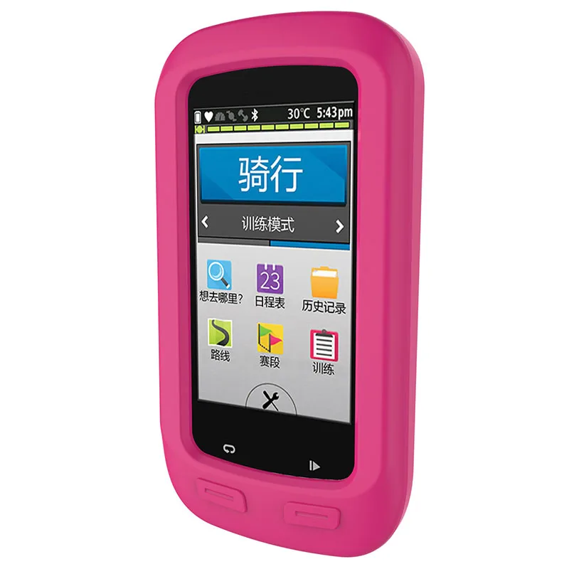 Edge1000 Rose Red Велосипедный gps компьютер силиконовый чехол гелевый Чехол для Garmin edge 1000 1030 велосипедный Компьютер Водонепроницаемый Секундомер - Цвет: Edge1000 Rose Red