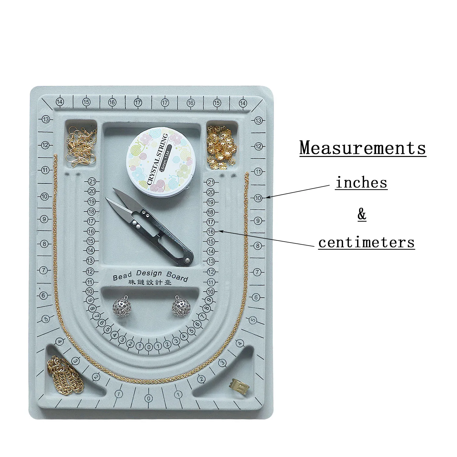Placa do grรขnulo 3 canais em forma de u 6 compartimentos recesso projetam placas para criar pulseiras, colares jรณias fazendo ferramentas
