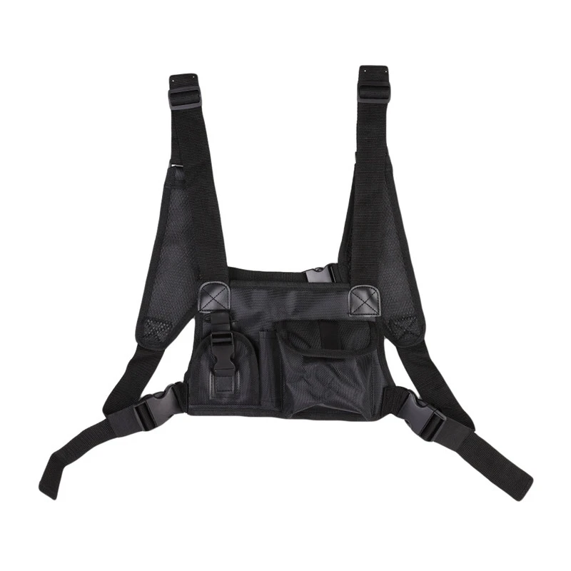 Outdoor Hunting Backpack Tactical Chest Rig Pouch Fishing Daypack Waterproof Waist Pouch Walkie-talkie Tactical Package
