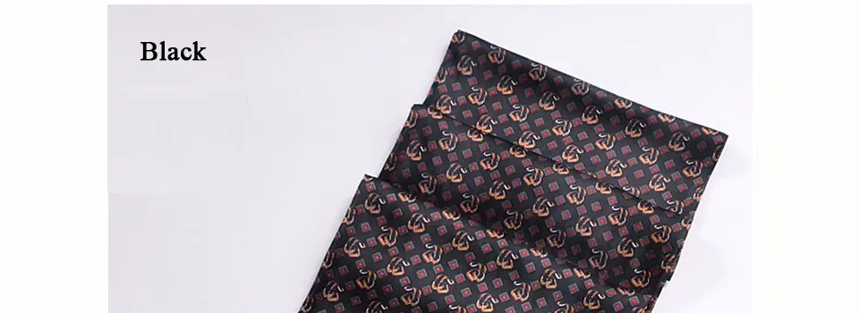 [BYSIFA] Black Red Long Scarves For Men Fashion Accessories Male Pure Silk Scarf Cravat Winter Flowers Pattern Scarf 160*26cm head wraps for men