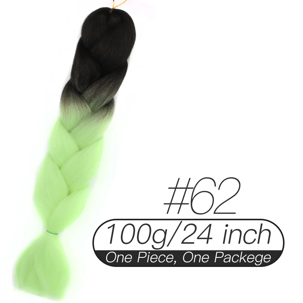 Xnaira афро поддельные цветные синтетические огромные вязанные крючком аксессуары для волос Xpression предварительно растянутые косички для наращивания волос для косичек - Цвет: # Фиолетовый