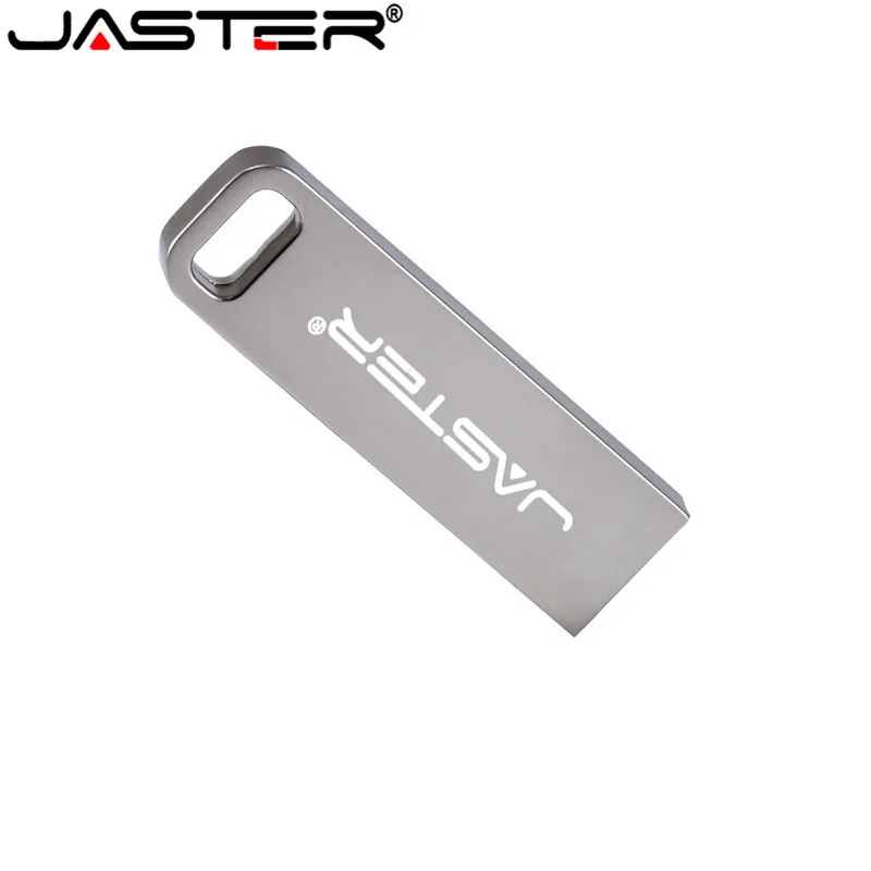 JASTER USB 2,0 Водонепроницаемый USB флеш-накопитель металлическая серебристая ручка-накопитель 4 ГБ 16 ГБ 32 ГБ 64 Гб Флешка карта памяти u-диск логотип клиента