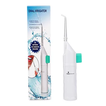 

Oral Irrigator Dental Water Jet Floss Pick Teeth Cleaning Flusher Air Powered