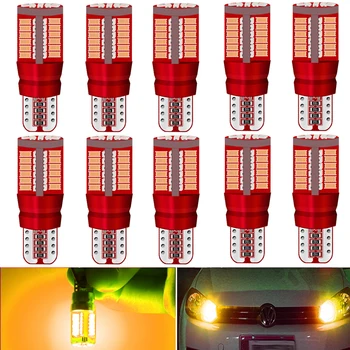 

10pcs T10 W5W 168 194 Led Car Light 168 194 Door Step Clearance License Plate Lights Bulbs White Orange red For BMW Audi Merceds