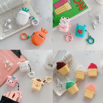 

Cartoon Earphone Case For Apple AirPods Cute Silicone Protective Cover For Airpods Bluetooth Wireless Charging Headphones Cases