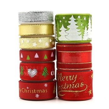 

Handicraft Multi Mixed Printed Grosgrain Ribbons DIY Sewing Accessory Gift Wrap Ribbon For Christmas Wedding Decor