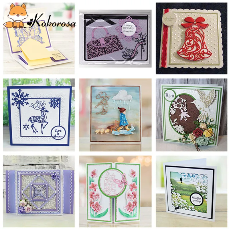 

Kokorosa Bell Dies Scrapbooking Metal Cutting 2019 New Christmas Ornament Crafts Dies Die Cuts Card Making Album Embossing
