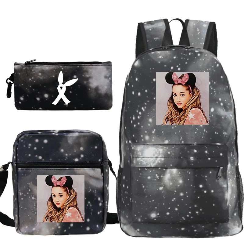 Модная сумка Mochila Ariana Grande, рюкзак с принтом, школьная сумка для мальчиков и девочек, дорожная сумка, рюкзак для ноутбука-подростка, пеналы для ручек - Цвет: bagpack 18