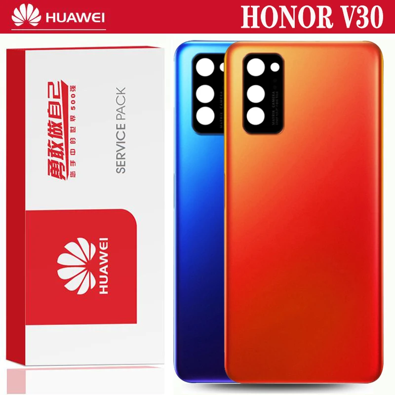 Оригинальная Крышка батарейного отсека для HUAWEI Honor v30 задняя крышка корпуса