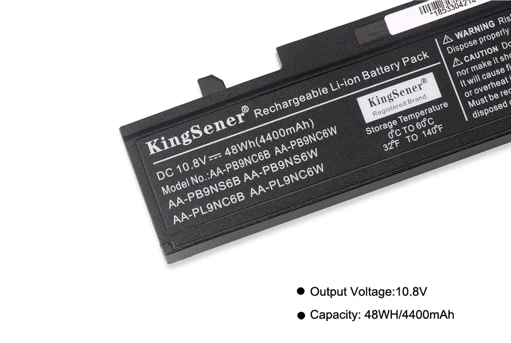 Bateria para Np350v5c Aa-pb9nc6b Kingsener Np350u5c Np350e5c Np355v5c Np355v5x Np305e5a Np300e5v Np300v5a Np300e5a Np300e5c - Imagem 5