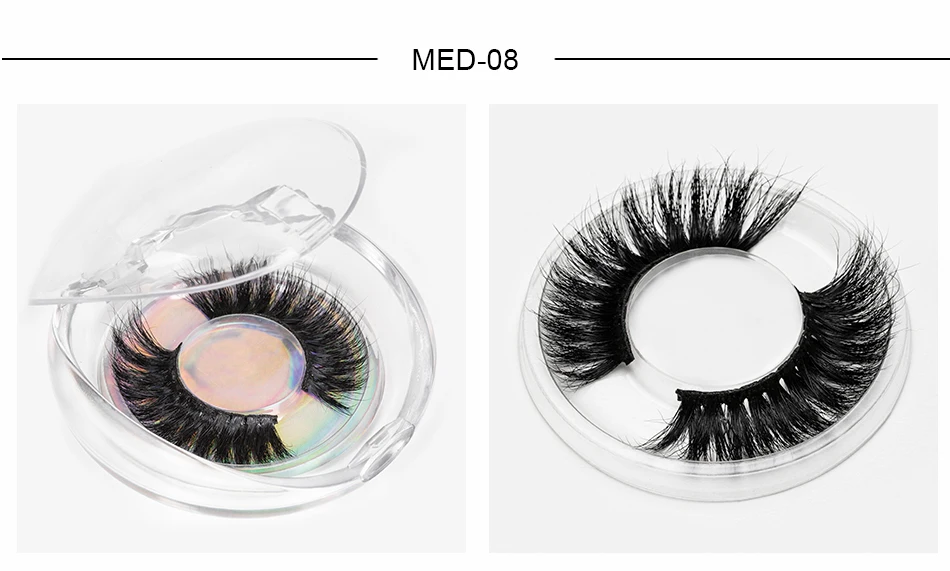 3D Mink Eyelashes Fluffy Natural False Eyelashes Without Damage Handmade False Eyelashes Reusable Eye Extension Makeup Tools