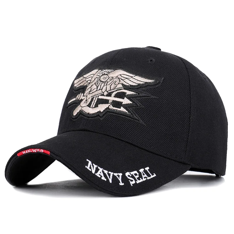Hat Badge Baseball-Cap Navy-Seal Embroidery Dad-Hat Trucker Adjustable High-Quality Spring