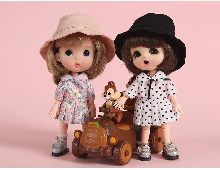 Новинка [1/12 кукла Рыбацкая шляпа] OB11 шляпа 1/12 BJD Кепка OB11 аксессуары(подходит Ob11, obitsu11, BJD12, GSC, cu-poche