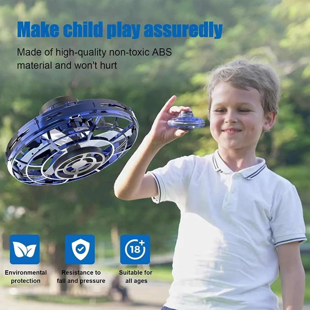 FLYNOVA Flying Spinner Boomerang Magic Mini UFO Drone Flyorb Fidget Toys Original Product 2