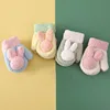 New Baby Gloves Cute Cartoon Rabbit Baby Gloves Soft Warm Plush Kids Winter Gloves for Boy Girl Mittens 3