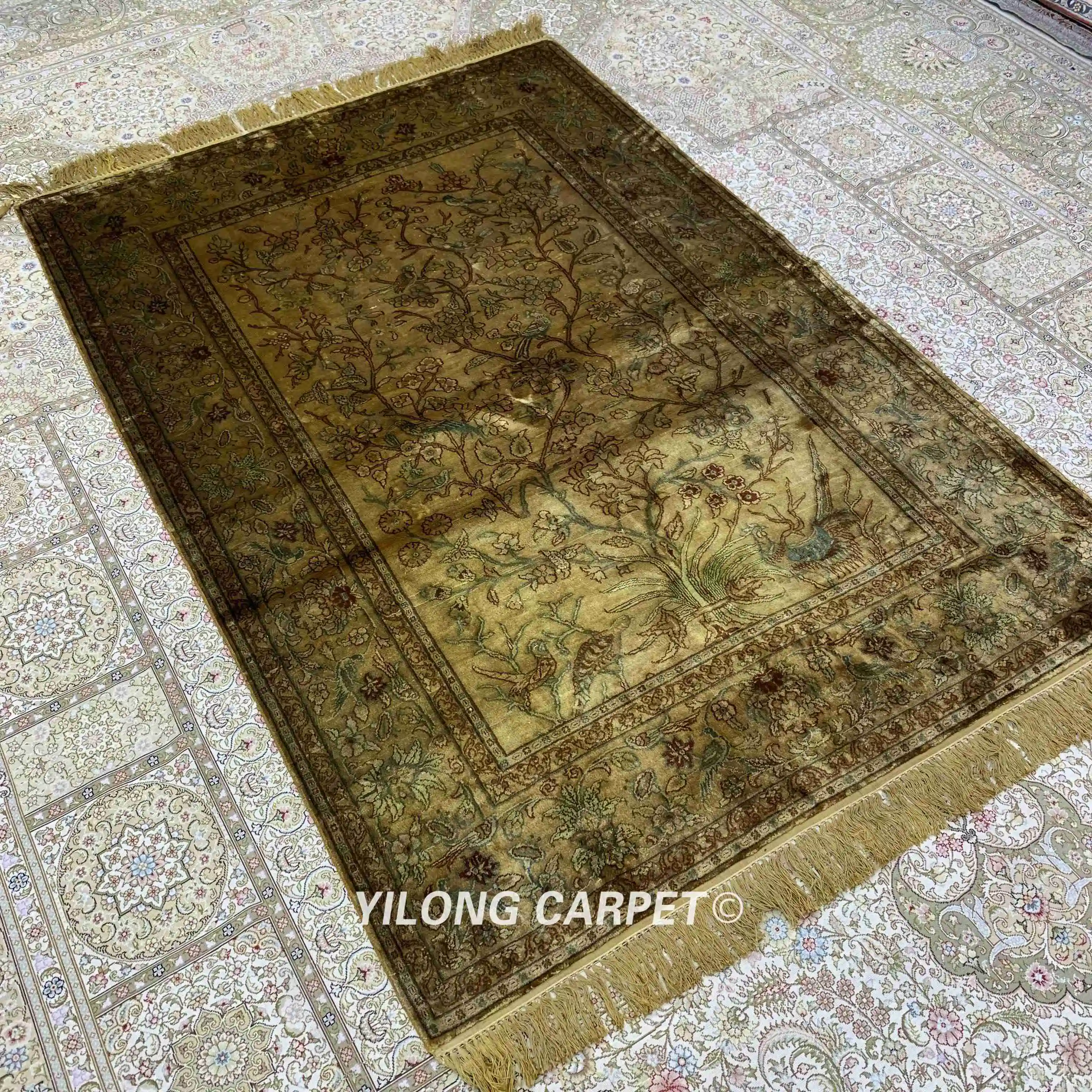 Yilong 4'x6' традиционный ручной завязанный Vantage ковер антикварные персидские ковры типа(LH1007B