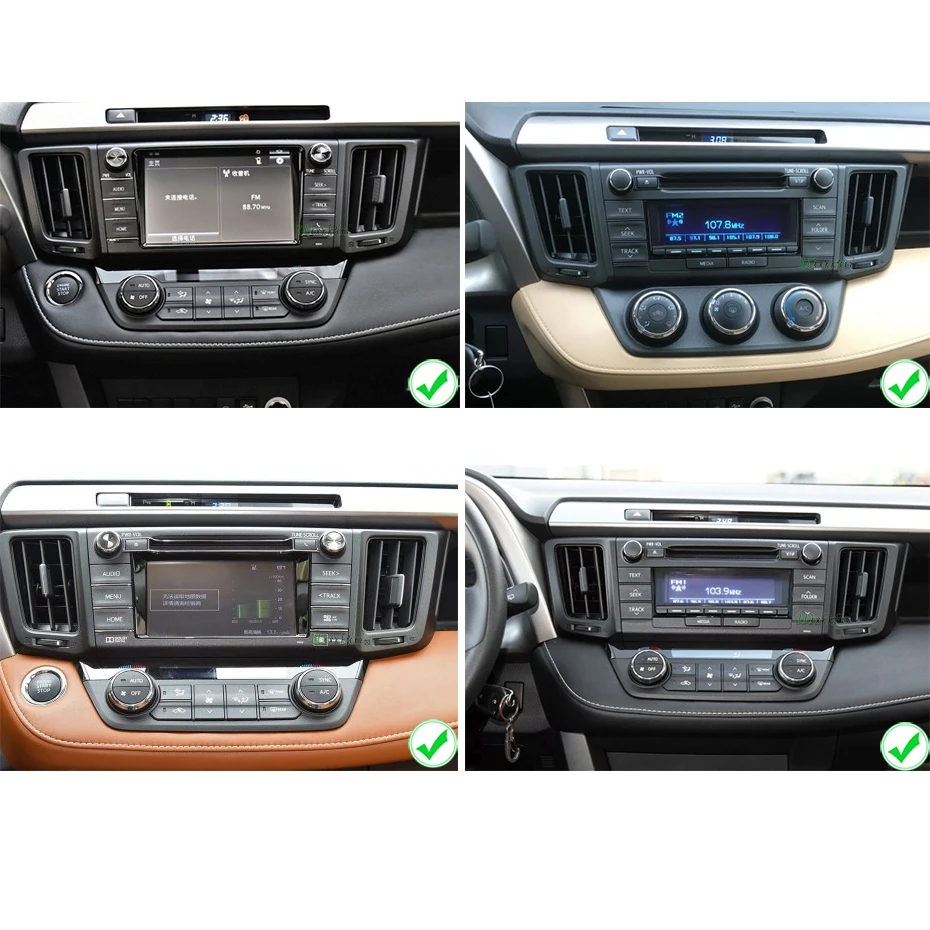 Discount DSP AV output IPS SCREEN 4G 64G Android 9.0 Car GPS For Toyota RAV4 2013 2014 2015 DVD PLAYER multimedia navigation RADIO 4