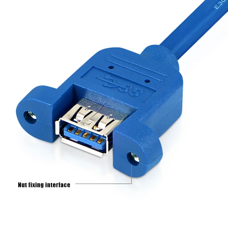 Горячий USB3.0 удлинитель мужчин и женщин с винтовым креплением разъем для ПК жесткий диск