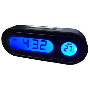 

Small indoor fashion electronic office insert panel automobile led Thermometer Digital table