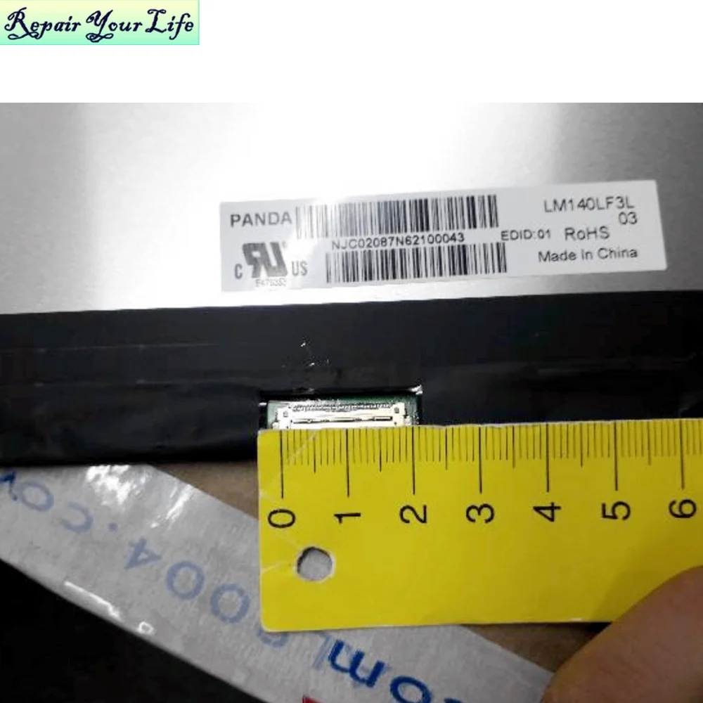 Lcd do Portátil para Chuwi Tela Herobook Lm140lf3l 03 Computador Portátil Display Led Widescreen Fhd 1080p 30pin Original Novo 14 Pro Cwi514 - Imagem 2