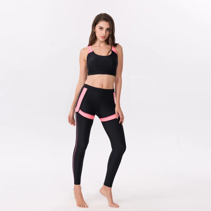 

Europe And America New Style Bathing Suit Women's Split Type Conservative Three-piece Set Belly Covering Slimming Students Swimw