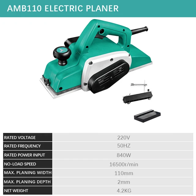 Dca Electric Wood Planers 220v 840w 