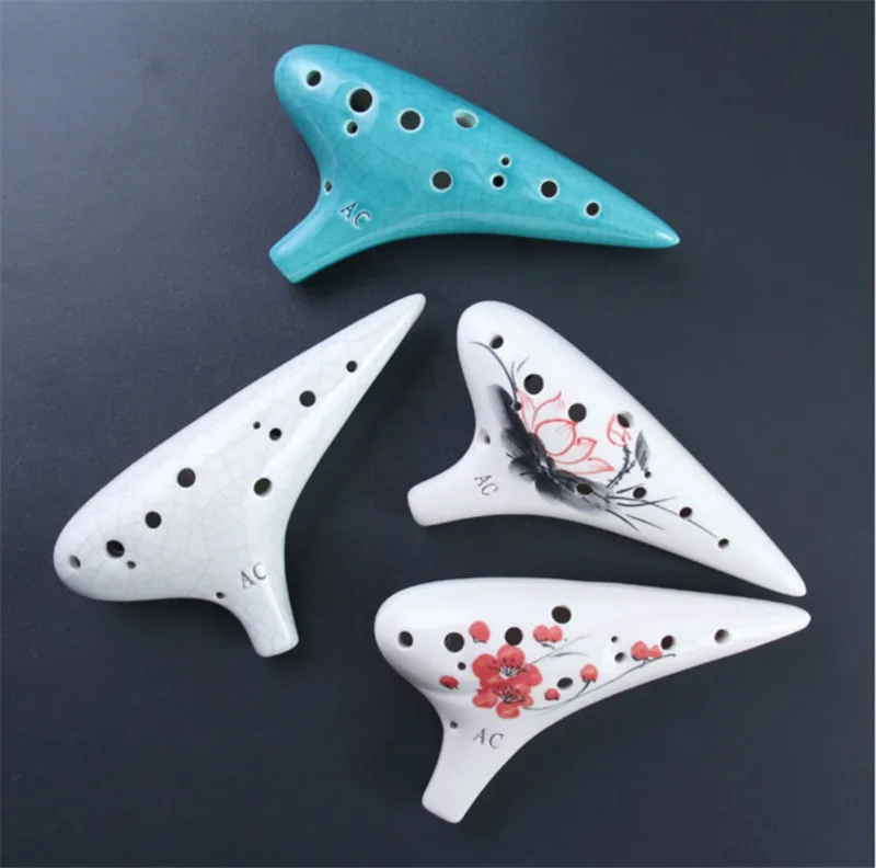 12 отверстий ocarina Zelda C Ключ окарина японский стиль AC Музыкальные инструменты профессиональный