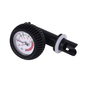 

Pressure Test Pressure Gauge Inflatable Boat Air Pump Gas Sport Black ABS