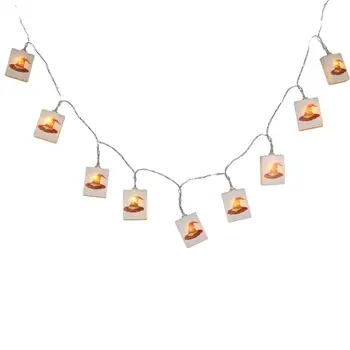 

1 Set 1.5M Halloween Cap String Lights LED Decorative Light (Assorted Color)