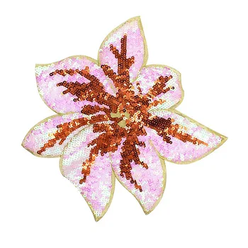 

Large Patch Cloth Affixed Flower Leaf Cloth Sequins Lace Clothing Accessories Patch