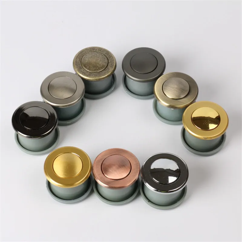 

Zinc Alloy embedded door handle Telescopic Spring invisible drawer knobs and pulls Tatami furniture accessories hardware