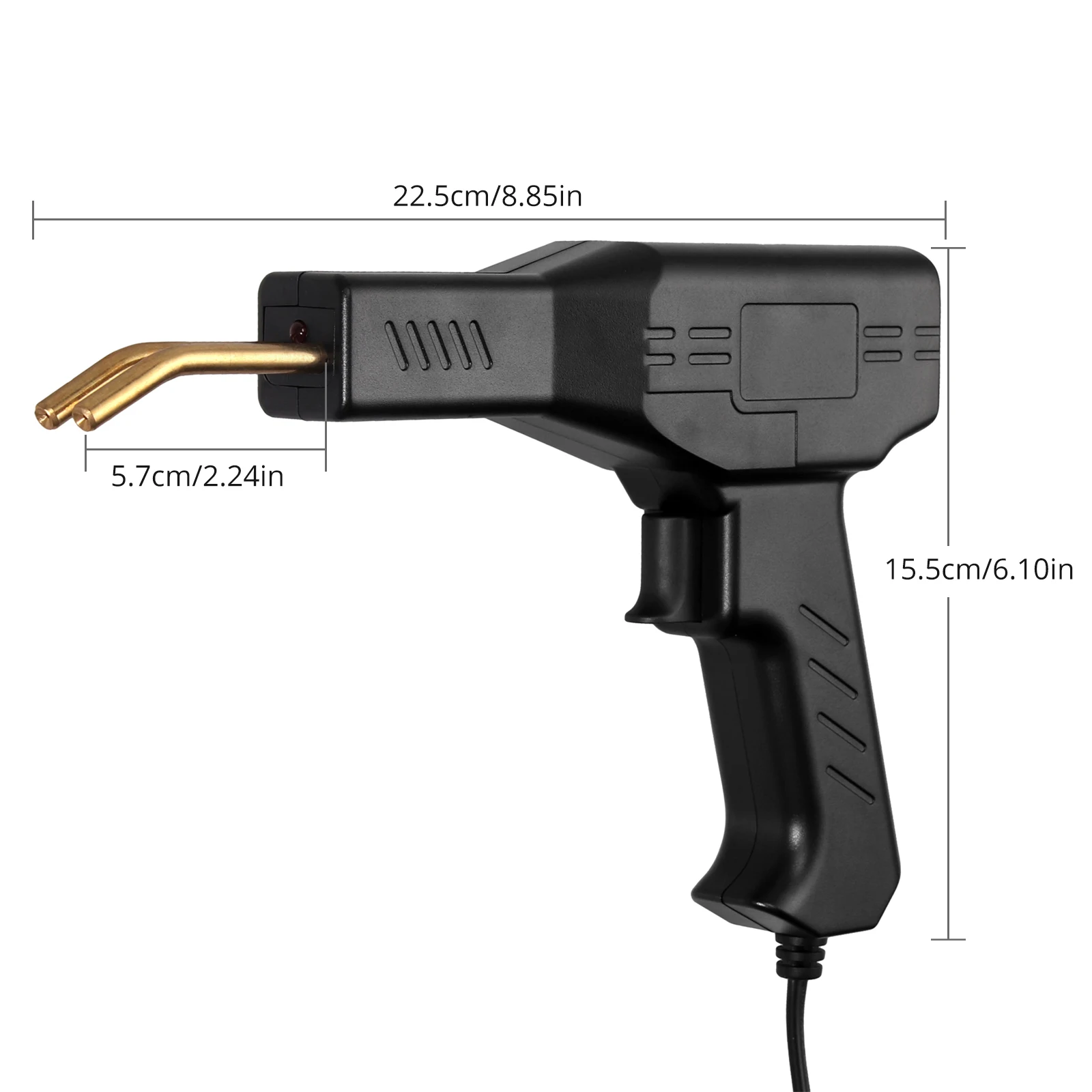 Neoteck – Machine à souder plastique 50W, agrafeuse à chaud, pistolet à  chaud pratique, Kit de réparation de pare-chocs de voiture, pinces