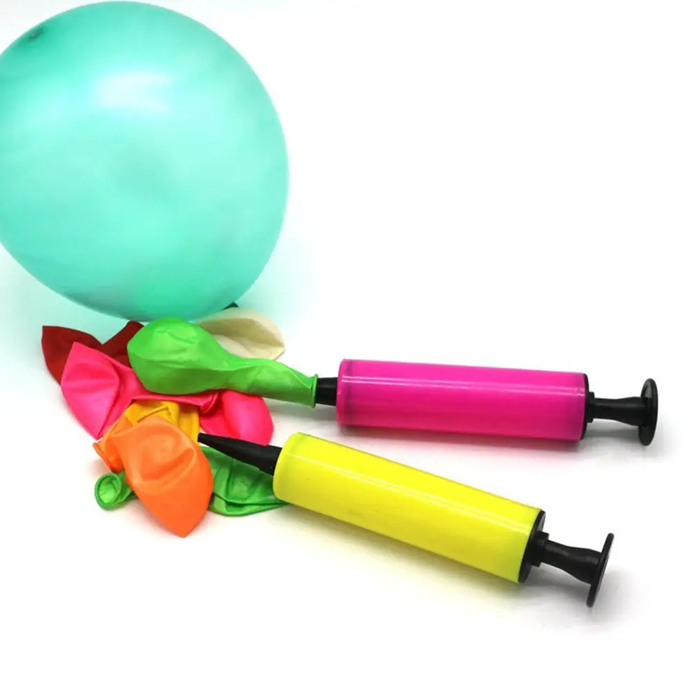 Мини-насос для мяча аксессуары для воздушного шара насос ручной нажимной воздушный насос два вида игл вечерние принадлежности портативный воздушный шар из фольги насос