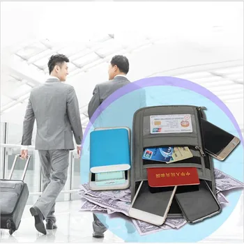 

Travel Accessories Passport Cover Case Single shoulder Bag Multi-function Document Wallet Pouch Men Women Mini Crossbody Bag
