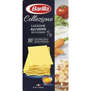 

Barilla - Lasagne AO - La boîte de 500g - (for multi-item order extra postage cost will be reimbursed)