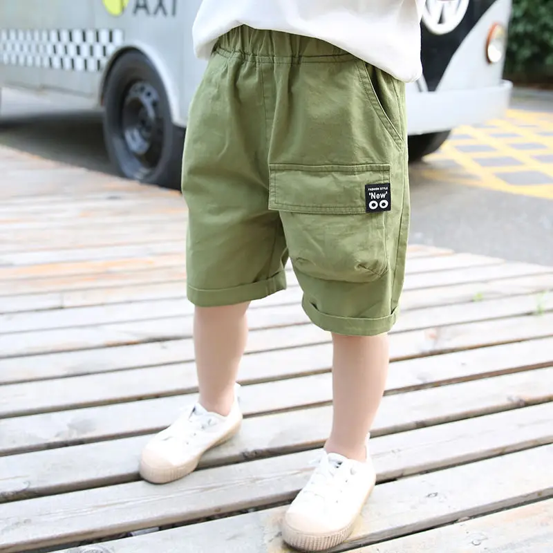 2024 Summer Boys Cool Casual Sports Cotton Shorts