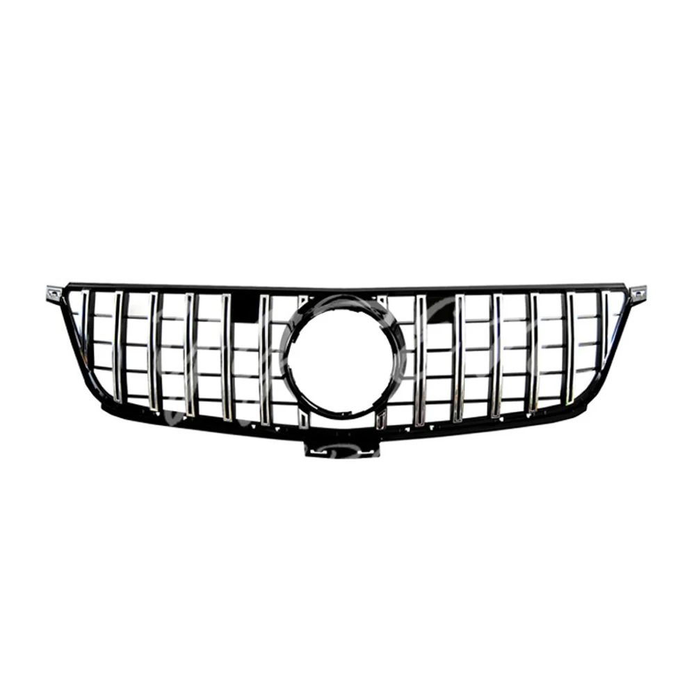 Подходит для Mercedes Benz ML W166 2012 2013 передняя решетка GT серебро