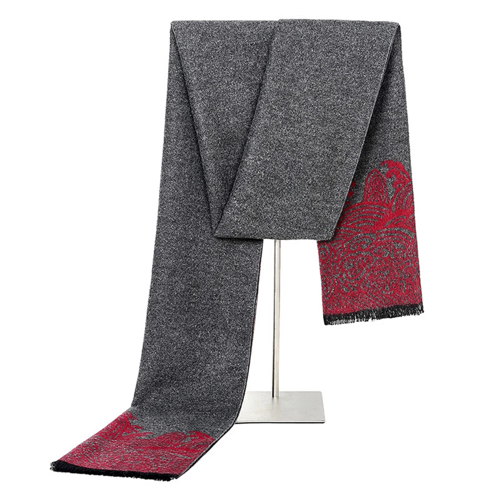 Moda clásica de invierno cálido Куэльо suave Чал bufanda на молнии Wrong extraction hombre пончо шарф человек